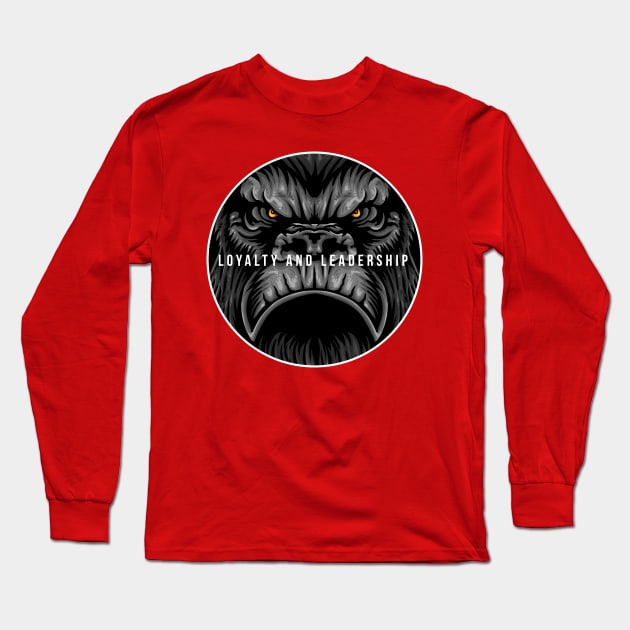 Kong the Leader of Junggle Long Sleeve T-Shirt by xxxbomb